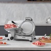 image:imageMeat Slicer 340W Electric Deli Food Slicer with 10 SUS420 Stainless Steel Blade and Builtin Sharpening Stone 006 inch Adjustable Thickness for Commercial and Home Use Cut Meat and Cheese10 inch
