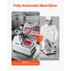 image:imageMeat Slicer 340W Electric Deli Food Slicer with 10 SUS420 Stainless Steel Blade and Builtin Sharpening Stone 006 inch Adjustable Thickness for Commercial and Home Use Cut Meat and Cheese12 inch