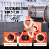 image:imageVEVOR 11lbs5kg Capacity Mini Tumbler Machine with 060 Minutes Timer 5 Speeds Jewelry Rotary Finisher for Surface Polishing Grinding Buffing Gemstones Jewels Coins OrangeBlack KD200013kg
