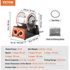 image:imageVEVOR 11lbs5kg Capacity Mini Tumbler Machine with 060 Minutes Timer 5 Speeds Jewelry Rotary Finisher for Surface Polishing Grinding Buffing Gemstones Jewels Coins OrangeBlack KD200013kg