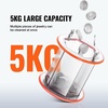 image:imageVEVOR 11lbs5kg Capacity Mini Tumbler Machine with 060 Minutes Timer 5 Speeds Jewelry Rotary Finisher for Surface Polishing Grinding Buffing Gemstones Jewels Coins OrangeBlack KD200015kg