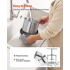 image:imageVEVOR 145 Gal5L Fruit Wine Press 2 Stainless Steel Barrels Manual Juice Maker Cider Apple Grape Tincture Honey Olive Oil Making Press with Triangular Handle for Outdoor Kitchen HomeSilver