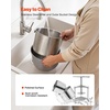 image:imageVEVOR 145 Gal5L Fruit Wine Press 2 Stainless Steel Barrels Manual Juice Maker Cider Apple Grape Tincture Honey Olive Oil Making Press with Triangular Handle for Outdoor Kitchen HomeSilver