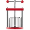 image:imageVEVOR 145 Gal5L Fruit Wine Press 2 Stainless Steel Barrels Manual Juice Maker Cider Apple Grape Tincture Honey Olive Oil Making Press with Triangular Handle for Outdoor Kitchen HomeRed