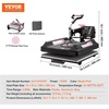 image:imageVEVOR 15x15 Heat Press Machine 8 in 1 Combo with 30 OZ Tumbler Press amp Hat Press Slide Out Heat Press Sublimation Machine for TShirts Hats Caps Tumblers Glass Cans Mugs and Plates Light Green5 in 1 Pink15x1530OZ