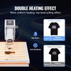 image:imageVEVOR 15x15 Heat Press Machine 8 in 1 Combo with 30 OZ Tumbler Press amp Hat Press Slide Out Heat Press Sublimation Machine for TShirts Hats Caps Tumblers Glass Cans Mugs and Plates Light Green15 x 15White