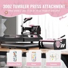 image:imageVEVOR 15x15 Heat Press Machine 8 in 1 Combo with 30 OZ Tumbler Press amp Hat Press Slide Out Heat Press Sublimation Machine for TShirts Hats Caps Tumblers Glass Cans Mugs and Plates Light Green5 in 1 Pink15x1530OZ