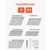 image:imageVEVOR 16 Gauge Finish Nails 20Degree Angled Finishing Nails 2000Count 212 in 2 in 112 in 114 in 500 Per Size Finishing Nail Galvanized Brad Nail for 16GA 20 Angled Finish Nailers4 Size20 Angled