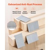 image:imageVEVOR 16 Gauge Finish Nails 20Degree Angled Finishing Nails 2000Count 212 in 2 in 112 in 114 in 500 Per Size Finishing Nail Galvanized Brad Nail for 16GA 20 Angled Finish Nailers2  Straight