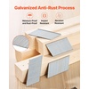 image:imageVEVOR 16 Gauge Finish Nails 20Degree Angled Finishing Nails 2000Count 212 in 2 in 112 in 114 in 500 Per Size Finishing Nail Galvanized Brad Nail for 16GA 20 Angled Finish Nailers2  20 Angled