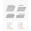 image:imageVEVOR 16 Gauge Finish Nails 20Degree Angled Finishing Nails 2000Count 212 in 2 in 112 in 114 in 500 Per Size Finishing Nail Galvanized Brad Nail for 16GA 20 Angled Finish Nailers4 Size20 Angled