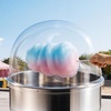 image:imageVEVOR 16 Inch Cotton Candy Machine Cover Transparent Acrylic Dome Bubble Shield Compatible with 15inch Commercial Cotton Candy Floss Maker Bowl for Party Shops Bottom Groove Design211 x 211 x 134 inch
