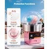image:imageVEVOR 16 Inch Cotton Candy Machine Cover Transparent Acrylic Dome Bubble Shield Compatible with 15inch Commercial Cotton Candy Floss Maker Bowl for Party Shops Bottom Groove Design211 x 211 x 134 inch