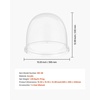 image:imageVEVOR 16 Inch Cotton Candy Machine Cover Transparent Acrylic Dome Bubble Shield Compatible with 15inch Commercial Cotton Candy Floss Maker Bowl for Party Shops Bottom Groove Design16 inch