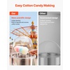 image:imageVEVOR 16 Inch Cotton Candy Machine Cover Transparent Acrylic Dome Bubble Shield Compatible with 15inch Commercial Cotton Candy Floss Maker Bowl for Party Shops Bottom Groove Design16 inch