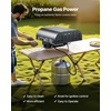 image:imageVEVOR 16 in Outdoor Pizza Oven Auto Rotating Propane Gas Pizza Ovens Portable PizzaCooker with Electric Rotate PizzaStone Carry Bag Propane Pizza Maker For Outside Backyard Patio Camping Black12 Inch