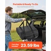 image:imageVEVOR 16 in Outdoor Pizza Oven Auto Rotating Propane Gas Pizza Ovens Portable PizzaCooker with Electric Rotate PizzaStone Carry Bag Propane Pizza Maker For Outside Backyard Patio Camping Black12 Inch