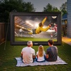 image:imageVEVOR 16FT Inflatable Movie Screen Outdoor Inflatable Projector Screen with Portable Storage Bag 169 Easy Set Up Movie Projection for Outdoor Backyard Home Theater Theme Party20 Feet
