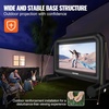 image:imageVEVOR 16FT Inflatable Movie Screen Outdoor Inflatable Projector Screen with Portable Storage Bag 169 Easy Set Up Movie Projection for Outdoor Backyard Home Theater Theme Party14 Feet