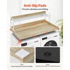 image:imageVEVOR 2 Drawers Washer Dryer Countertop with Shelf 54 x 27 Wooden Laundry Countertop with 2 Hooks amp Splicing Panels Washer and Dryer Topper Laundry Room Organization and Storage BlackOak