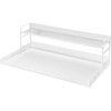image:imageVEVOR 2 Drawers Washer Dryer Countertop with Shelf 54 x 27 Wooden Laundry Countertop with 2 Hooks amp Splicing Panels Washer and Dryer Topper Laundry Room Organization and Storage BlackWhite