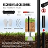 image:imageVEVOR 20FT Sectional Flagpole Kit Heavy Duty Aluminum Alloy in Ground Poles for Outside 3 Display Modes with 3x5 American Flag Professional Accessories SilverBlack