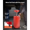 image:imageVEVOR 21 Gallon Waste Oil Drain Tank Air Operated Portable Oil Drainer with Adjustable Funnel Height Industrial Fluid Drain Tank with Wheels Fluid Fuel Transfer Drainage for Auto Repair Shops Red209 x 171 x 681 in