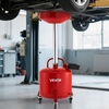 image:imageVEVOR 21 Gallon Waste Oil Drain Tank Air Operated Portable Oil Drainer with Adjustable Funnel Height Industrial Fluid Drain Tank with Wheels Fluid Fuel Transfer Drainage for Auto Repair Shops Red8 Gallon