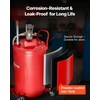 image:imageVEVOR 21 Gallon Waste Oil Drain Tank Air Operated Portable Oil Drainer with Adjustable Funnel Height Industrial Fluid Drain Tank with Wheels Fluid Fuel Transfer Drainage for Auto Repair Shops Red201 x 201 x 661 in