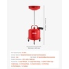image:imageVEVOR 21 Gallon Waste Oil Drain Tank Air Operated Portable Oil Drainer with Adjustable Funnel Height Industrial Fluid Drain Tank with Wheels Fluid Fuel Transfer Drainage for Auto Repair Shops Red8 Gallon