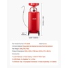 image:imageVEVOR 21 Gallon Waste Oil Drain Tank Air Operated Portable Oil Drainer with Adjustable Funnel Height Industrial Fluid Drain Tank with Wheels Fluid Fuel Transfer Drainage for Auto Repair Shops Red209 x 171 x 681 in