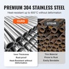 image:imageVEVOR 24 x 8 inch Dropin Fire Pit Pan Rectangular Stainless Steel Fire Pit Burner Kit Propane Gas Fire Pan 120000 BTU with HBurner for Indoor or Outdoor UseModern