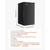 image:imageVEVOR 32 CuFt Mini Fridge with Freezer Single Door Compact Refrigerator with Micron Frozen Zone 7Mode Adjustable Temp Energy Efficient Small Dorm Fridge Reversible Door Low Noise Black