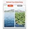 image:imageVEVOR 32 in Aquatic Weed Rake 63 in Double Sided Lake Weed Rake Lightweight Pond Weeds Cutter with 30ft Rope No Assembly Required Muck Lilypad Clearing Tool for Pond Lake Rivulet32in