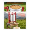 image:imageVEVOR 369 Gal14L Fruit Wine Press Stainless Steel Basket with Crossbeam and Triangular Structure Manual Juice Maker Cider Apple Grape Tincture Making Press with THandle for Kitchen Home793 Gal