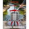 image:imageVEVOR 369 Gal14L Fruit Wine Press Stainless Steel Basket with Crossbeam and Triangular Structure Manual Juice Maker Cider Apple Grape Tincture Making Press with THandle for Kitchen Home396 Gal