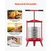 image:imageVEVOR 369 Gal14L Fruit Wine Press Stainless Steel Basket with Crossbeam and Triangular Structure Manual Juice Maker Cider Apple Grape Tincture Making Press with THandle for Kitchen Home369 Gal