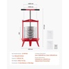 image:imageVEVOR 369 Gal14L Fruit Wine Press Stainless Steel Basket with Crossbeam and Triangular Structure Manual Juice Maker Cider Apple Grape Tincture Making Press with THandle for Kitchen Home369 Gal
