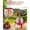 image:imageVEVOR 369 Gal14L Fruit Wine Press Stainless Steel Basket with Crossbeam and Triangular Structure Manual Juice Maker Cider Apple Grape Tincture Making Press with THandle for Kitchen Home238 Gal