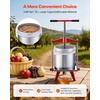 image:imageVEVOR 369 Gal14L Fruit Wine Press Stainless Steel Basket with Crossbeam and Triangular Structure Manual Juice Maker Cider Apple Grape Tincture Making Press with THandle for Kitchen Home396 Gal