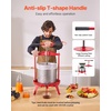 image:imageVEVOR 369 Gal14L Fruit Wine Press Stainless Steel Basket with Crossbeam and Triangular Structure Manual Juice Maker Cider Apple Grape Tincture Making Press with THandle for Kitchen Home369 Gal