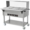 image:imageVEVOR 3Pan Commercial Food Warmer 3 x 206QT Electric Steam Table 1500W Professional Buffet Catering Food Warmer with Acrylic Sneeze Guard Food Grade Stainless Steel Server for Party Restaurant3Pan72QT