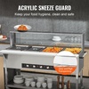 image:imageVEVOR 3Pan Commercial Food Warmer 3 x 206QT Electric Steam Table 1500W Professional Buffet Catering Food Warmer with Acrylic Sneeze Guard Food Grade Stainless Steel Server for Party Restaurant4Pan96QT