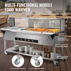 image:imageVEVOR 3Pan Commercial Food Warmer 3 x 206QT Electric Steam Table 1500W Professional Buffet Catering Food Warmer with Acrylic Sneeze Guard Food Grade Stainless Steel Server for Party Restaurant5Pan120QT
