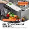 image:imageVEVOR 3Pan Commercial Food Warmer 3 x 206QT Electric Steam Table 1500W Professional Buffet Catering Food Warmer with Acrylic Sneeze Guard Food Grade Stainless Steel Server for Party Restaurant2Pan