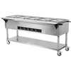 image:imageVEVOR 3Pan Commercial Food Warmer 3 x 206QT Electric Steam Table 1500W Professional Buffet Catering Food Warmer with Acrylic Sneeze Guard Food Grade Stainless Steel Server for Party Restaurant5Pan103QT