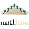 image:imageVEVOR 3in1 Chess Checkers Backgammon Table Set 18 Inch Premium Wooden Chess Table Deluxe Combo Game Table Furniture Set Chess Set Board Game Gift for Family Board GamesWhiteBlack