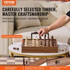 image:imageVEVOR 3in1 Chess Checkers Backgammon Table Set 18 Inch Premium Wooden Chess Table Deluxe Combo Game Table Furniture Set Chess Set Board Game Gift for Family Board GamesBrown