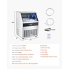 image:imageVEVOR 440lbs24H Commercial Ice Maker 160 Ice Cubes in 15 Minutes Freestanding Ice Maker Machine with 88lbs Large Storage Capacity for Bar Office Restaurant with LED Digital Display amp SelfCleaning