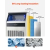 image:imageVEVOR 440lbs24H Commercial Ice Maker 160 Ice Cubes in 15 Minutes Freestanding Ice Maker Machine with 88lbs Large Storage Capacity for Bar Office Restaurant with LED Digital Display amp SelfCleaning